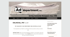 Desktop Screenshot of addepartment.com